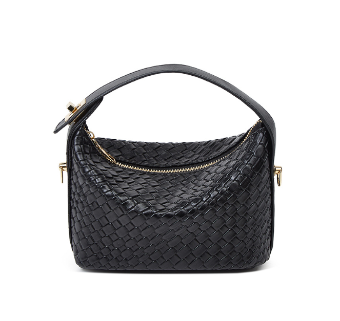 Korean crossbody black bag